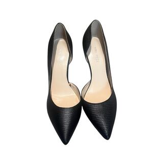 Nine West Black Women's Textured Pumps Size 9.5